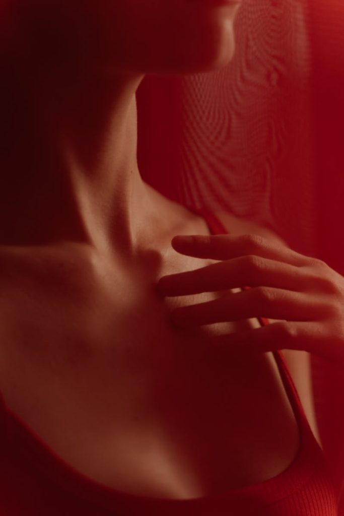 rides du décolleté